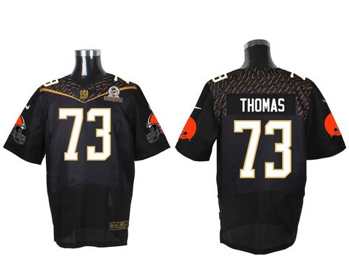Nike Browns #73 Joe Thomas Black 2016 Pro Bowl Men's Stitched NFL Elite Jersey